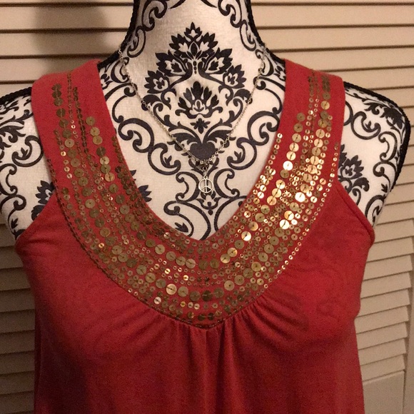 🍁 Pretty Summer Tank/gently used 🍁 - Picture 3 of 8
